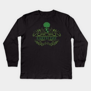 Earth Day Kids Long Sleeve T-Shirt